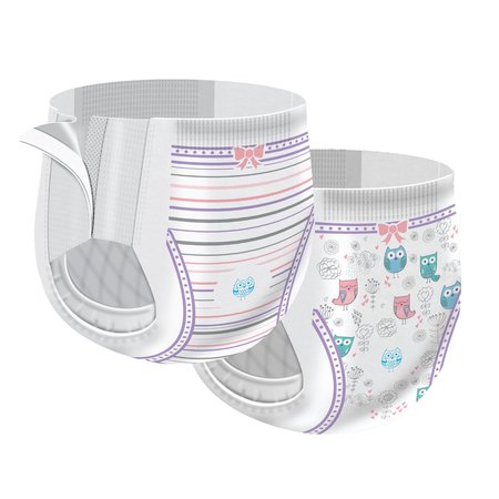 Cuties Cutie Pants Toddler Training Pants Size 2T to 3T Up to 34 lbs., PK 26 CR7008
